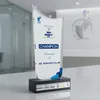 Premium Wave Edge Acrylic Corporate Award Crest