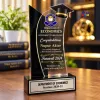 Premium Curved Dual-Layer Academic Graduation Crest