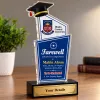 Premium Custom Acrylic Crest with Graduation Cap