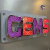 Premium Diamond Crystal Puthi 3D LED Signage