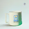 Luxury Gold-Trimmed Tapered Ceramic Executive Mug