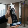 Premium Black Acrylic Star Achievement Award