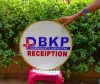Round LED Lightbox Sign for Business Branding