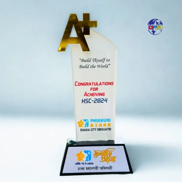 Acrylic Academic Achievement Crest