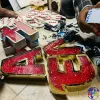 Premium Diamond Crystal Puthi 3D LED Signage