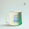Luxury Gold-Trimmed Tapered Ceramic Executive Mug