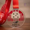 Premium Laser Engraved Hand Colored Acrylic Medal