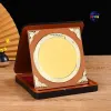 Corporate Wooden Medallion Award Plaque