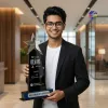 Premium Black Acrylic Star Achievement Award