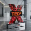 TEDx X Shape Acrylic Award Crest