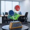 Custom Acrylic Table Tennis Champion Memento